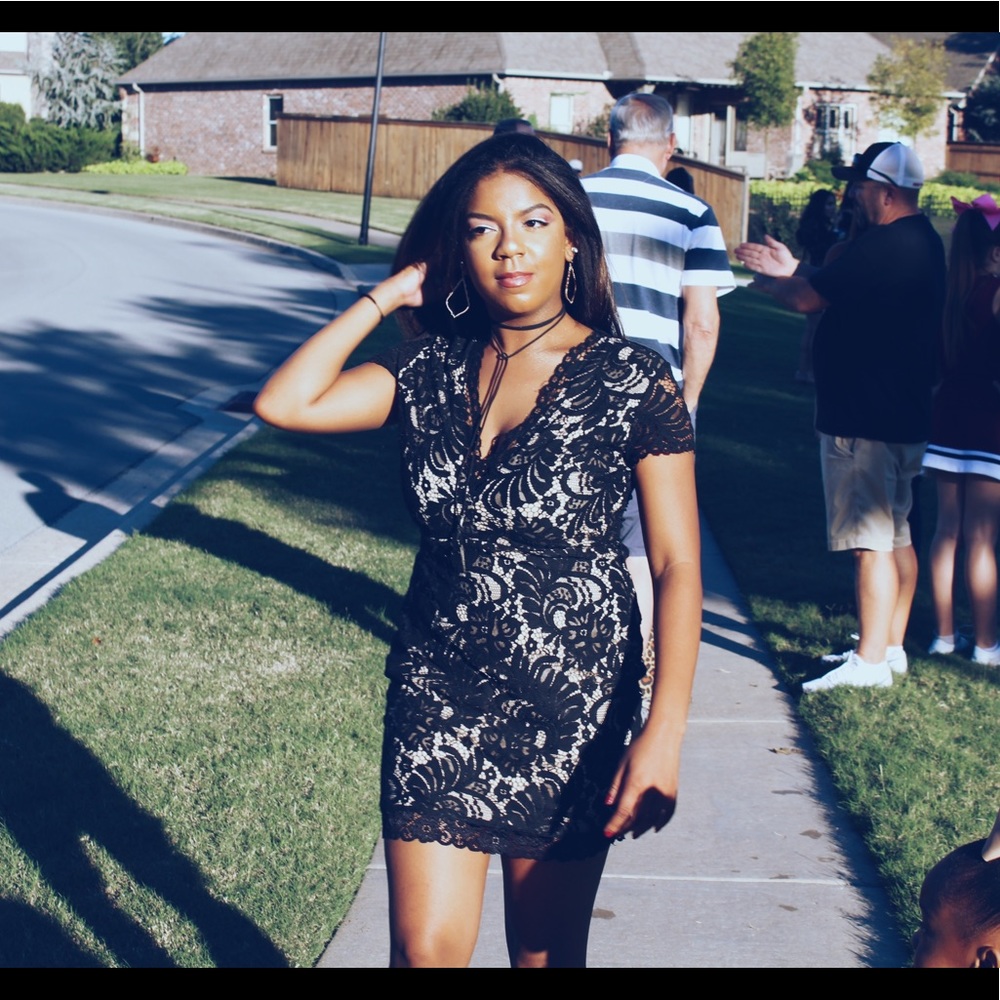 Black Lace Dress